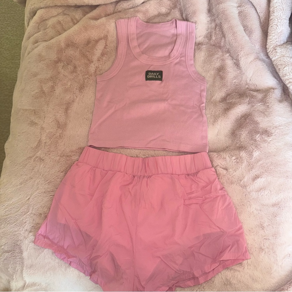 Daily Drills Super Bounce Shorts & Logo Tank (COLLEGIATE COLLECTION)